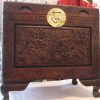 Carved camphor chest