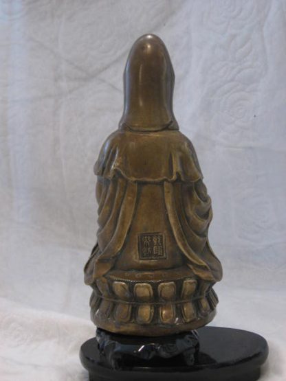 9" Brass Guan Yin  - Image 2
