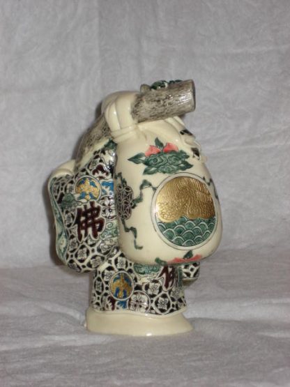 8" Buddha with sack of blessings - Image 2