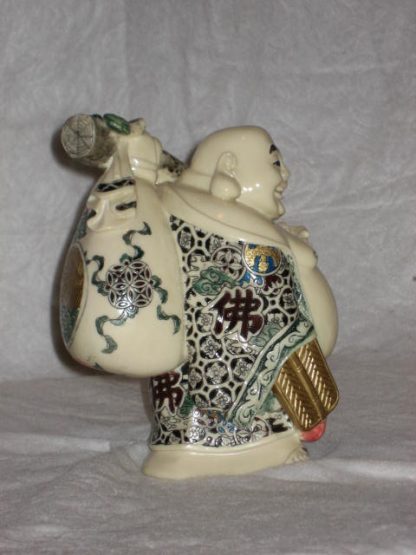 8" Buddha with sack of blessings - Image 4