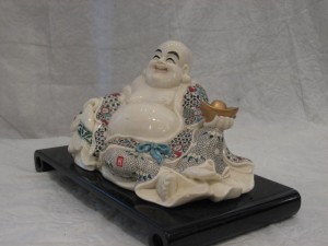 Happy Buddha with Gold ingot - Image 3