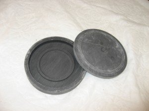 Round ink stone
