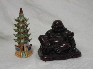 6" red happy buddha - Image 5