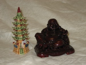 6" red happy buddha - Image 6