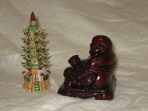 6" red happy buddha - Image 4