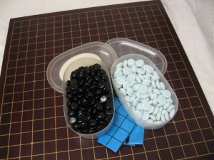 Go game (glass pieces)
