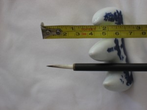 Mixed hair brush-black tip(S)