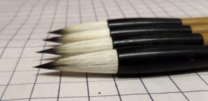 Mixed hair brush-70/30 七紫三羊 - Image 2